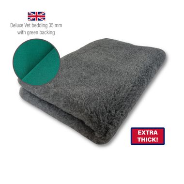 DRYBED Deluxe Vet Bed 35 mm grau 150 x 100 cm