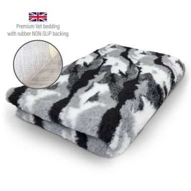 DRYBED Premium Vet Bed Army camo 100 x 75 cm