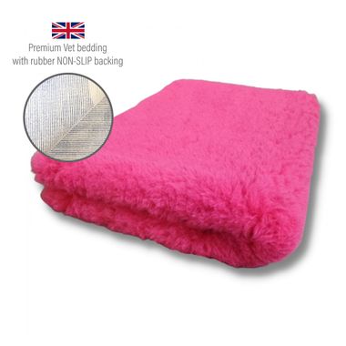 DRYBED Premium Vet Bed fuchsia 100 x 75cm