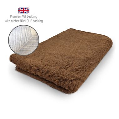 DRYBED Premium Vet Bed braun 150 x 90 cm