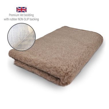 DRYBED Premium Vet Bed mink hellbraun 100 x 75 cm