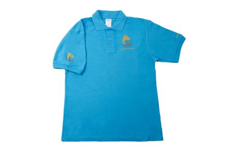 Firedog Poloshirt Unisex atollblau L