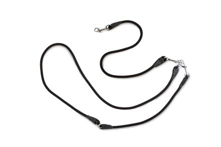 Firedog Umhängeleine 8 mm L 265 cm klassischer Karabiner schwarz