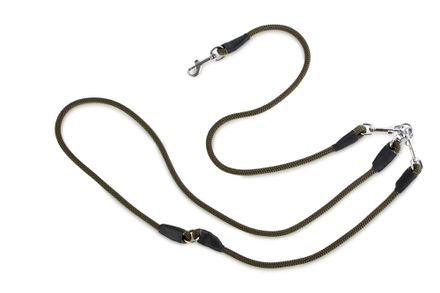 Firedog Umhängeleine 8 mm L 265 cm klassischer Karabiner khaki